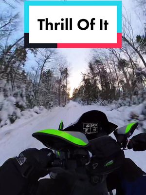 A post by @upstatesledders on TikTok caption: Calm Before The Storm ❄️⚡️#insta360 #insta360winter #snowmobile #life #trail #ride #foryoupage #viral #foryou #fyp