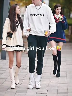 A post by @aobogoo on TikTok caption: Which girl you like?🤪#girl #beauty #cutegirl #fungirl #cutevideo #foryou #cute #funny #girls #girlfriend