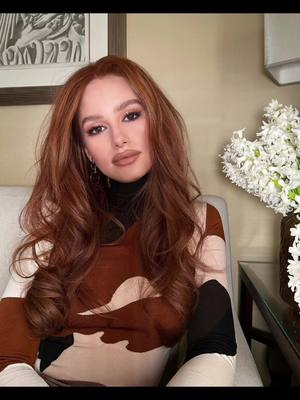 A post by @riverxmadsx on TikTok caption: una dea greca🤎#perte #fypシ #foryou #madelainepetsch #riverdalecast #riverdale #cherylblossom