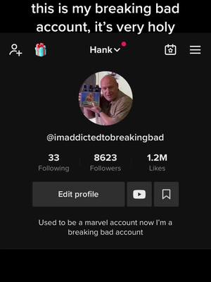 A post by @imaddictedtostarwars on TikTok caption: @Hank #breakingbad #hankschrader