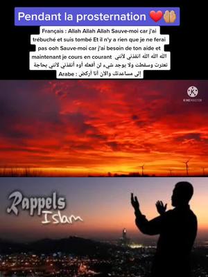 A post by @1es.rappels.islam on TikTok caption: #rappels_islam @1es.rappels.islam @1es.rappels.islam @1es.rappels.islam Pendant la prosternation