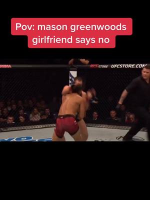 A post by @shloppyfooty on TikTok caption: Just a joke #no #greenwood #forcewood #UFC #darkhumour #manunited