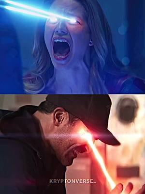 A post by @kryptonverse_ on TikTok caption: This moments on each shows hit hard || #supergirl #melissabenoist #supermanandlois #tylerhoechlin #foryoupage #fyp