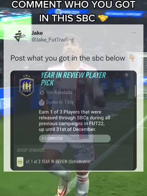 A post by @jakefuttrading on TikTok caption: LET’S SEE WHO GOT LUCKY⁉️ #fyp #foryoupage #fifa #fifa22 #ultimateteam #fifaultimateteam #toty #fifatoty