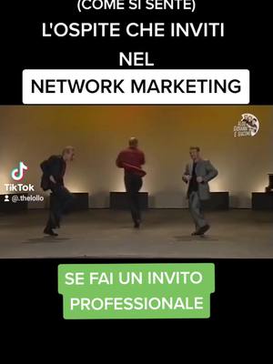 A post by @.thelollo on TikTok caption: Ci hanno costretto #networkmarketing