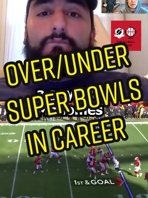 A post by @theallballpod on TikTok caption: What is Patrick Mahomes’ over/under for Super Bowls in his career right now? #nfl #nfltiktok #nflfootball #kansascity