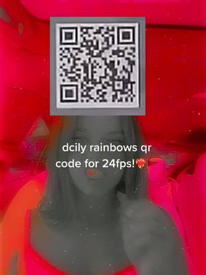 A post by @coloringhelpss.bu on TikTok caption: fake body 🚩❤️‍🔥 rainbows qr code by dcily