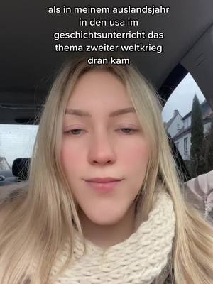 A post by @ninaxfabiennex on TikTok caption: und dann sitzt man da mit seinen blauen augen und blonden haaren und wird von allen seiten angestarrt….