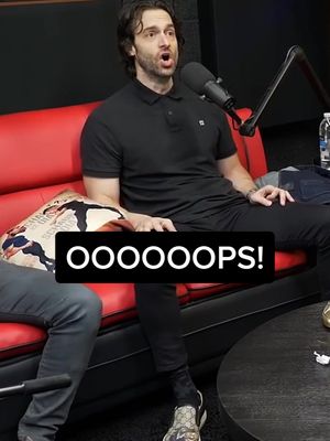 A post by @funnypodcastclips on TikTok caption: Who’s exhausted by this joke? 💀🤣 #fyp #chrisdelia #theovon