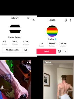 A post by @boys_hetero_ on TikTok caption: rifatto perché nell'altro ho invertito le clip