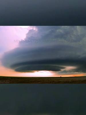 A post by @melaniemetzstormchasing on TikTok caption: The MOTHERSHIP has landed!!  #Kansas #storm #supercell