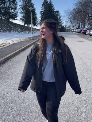 A post by @emmaswartz26 on TikTok caption: our daily walk from getting coffee #BbStyleFearlessly #fyp