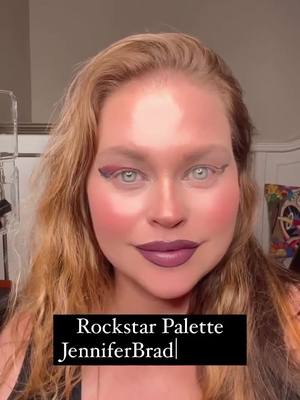 A post by @jenniferbradleycosmetics on TikTok caption: Ombre Lip=Rock n Roll. Use Black Waterproof Eyeliner to create cat eyes and fuller lips #mua #makeuptips #beautyhacks #jenniferbradley #ombre #eyes