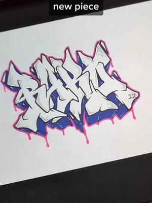 A post by @rakograff on TikTok caption: new piece rate it 1-10 #graffiti #piece #graffitiart #lntcrew #HowDoYouHUGO #CloseYourRings #foryou #fyp