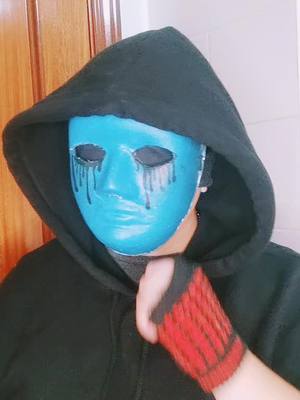 A post by @eyeless._.jack on TikTok caption: Cuando algún fan viene a grabar a la creepyhouse #creepypastacosplay #cosplay #eyelessjack #creepypasta #fyp