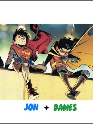 A post by @jumpy_shoyo on TikTok caption: this trend is so cute gn  #supersons #damianwayne #jonkent #batman #superman  #edit #pegpluscat