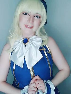 A post by @shikabelle on TikTok caption: Happy Valentine's Day #ValentinesDay #lucyheartfilia #lucyheartfiliacosplay #anime #fairytail #fairytailcosplay cosplay