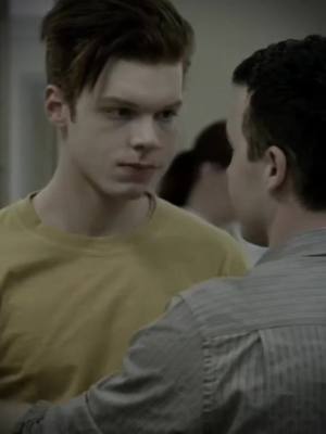 A post by @ttaditeo on TikTok caption: #shameless #iangallagher #cameronmonaghan #mickeymilkovich #noelfisher #shamelessscenes #fyp #edit