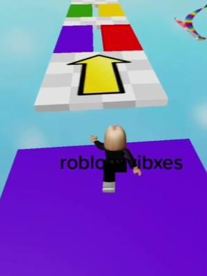 A post by @roblooxvibxes on TikTok caption: ça rend trop bien en vrai! J'ai fait le parcours en 7min50 🤪 #pourtoi #foryou #roblox