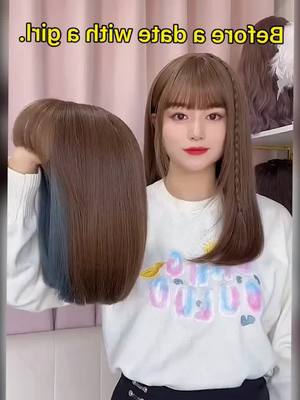 A post by @kgdfik63 on TikTok caption: #LinkBudsNeverOff #wig