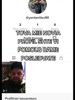 A post by @yordaniliev969 on TikTok caption: TOVA MIE NOVIA PROFIL SHTE VI POMOLQ DAME POSLEDVATE