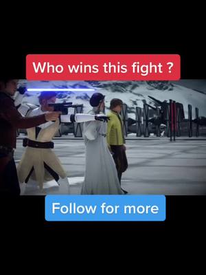 A post by @keyrafay on TikTok caption: Who do I think won ? #starwars #battlefront2 #keyrafay #fyp