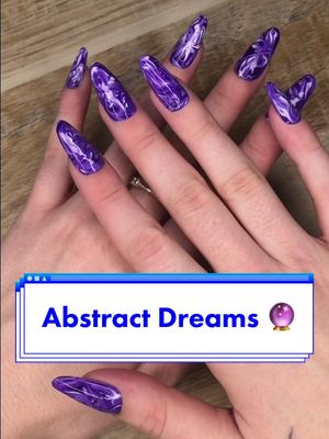 A post by @feedesnails on TikTok caption: Le set « Abstract Dreams » un de mes favoris 😍😍 #pressonnails #nails #ongles #fypシ