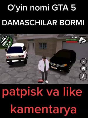 A post by @abror.30 on TikTok caption: #trendingvideo #рекомендации2021 #gta5online #uzbekistan🇺🇿 #damaschilar_bormi #damas #jentratuning