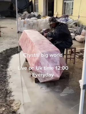 A post by @boss_crystal_gemstones on TikTok caption: Crystal world!