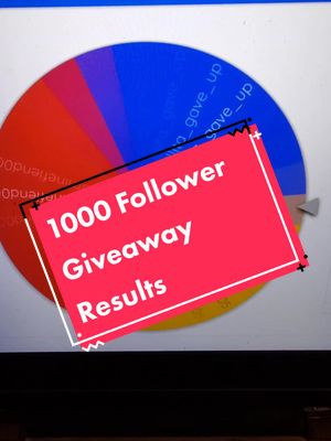 A post by @lost_in_geek on TikTok caption: My 1000 follower #giveaway has now ended the #giveawayresults are in! #staytuned for more #futuregiveaway and rember to #likefollowcomment