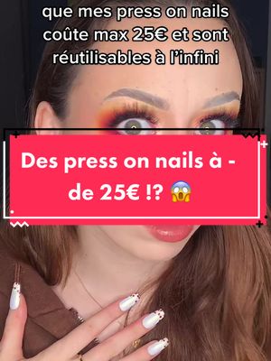 A post by @feedesnails on TikTok caption: Eh oui 😋 #pressonnails #ongles #nails #fypシ #onglesgel