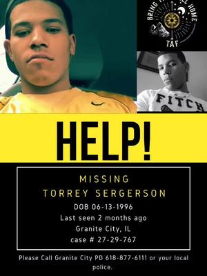 A post by @karrihazel on TikTok caption: #share #help #TorreySergerson #fyp #missyou #awareness #fypシ #tobyandersonfoundation