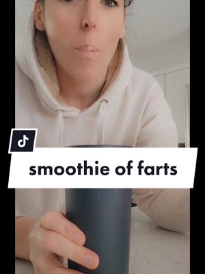 A post by @just.1.kristi on TikTok caption: best smoothie #vibecheck #fartjar #houmor #girlswhofart #giggles #funny #farts #gas #protein #vanillacake #Strawberries