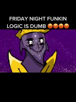 A post by @itswolfiii on TikTok caption: Friday night funkin logic is dumb. I can’t believe sarvente is over 100 and starecrown is not #fnf #fridaynightfunkin #fnfmod #fridaynightfunkinmeme