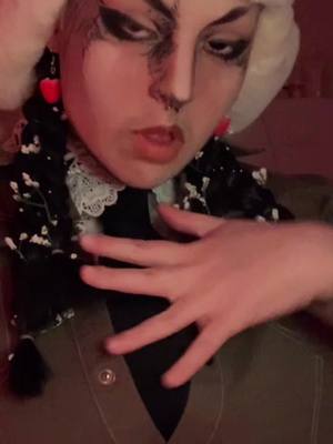 A post by @traitorsrequiem on TikTok caption: LAST RAI VID FOR NOW! i will be redoing his makeup and tweaking sum things for next time.. #jjba#jojolion#mamezukurai#raimamezuku