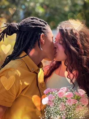 A post by @thenambas on TikTok caption: I love you for infinity❤️#Love #lgbt #🌈 #couple #ldr #lovestory #germany #southafrica #💍 #LoveIsLove #fy #foryoupage #wife #infinity #finally #happy