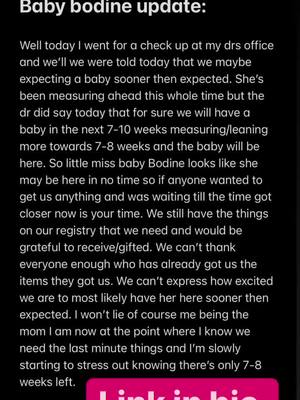 A post by @natasha_rose12 on TikTok caption: #baby #registry #babyontheway #fyp #pregnancy #pregnant #itsagirl #pregnancytiktok #pregnantlife #babyregistry