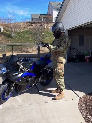 A post by @rcwilson11 on TikTok caption: When everyone is deploying but me. #military #damnthisgoingtowork #gsxr #fyp #fypシ