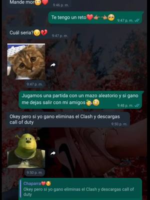 A post by @clashroyaleymas68 on TikTok caption: le dije a mi novia que si le ganaba una partida me dejaba salir con mis amigos#clashroyale #clash #clashroyalememes #clashroyaletips #nerfienlminero #novios