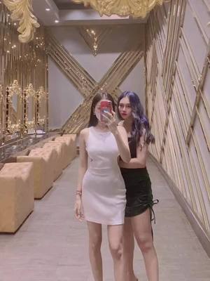 A post by @nyka789 on TikTok caption: My best friend 👭@nin9829