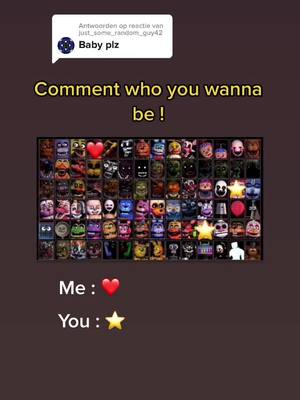 A post by @jeffyspecty on TikTok caption: Antwoorden aan @just_some_random_guy420 comment who you wanna be ! #athletechallenge #fnaf #foryoupage #fyp #foryou