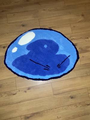 A post by @isiah_franco on TikTok caption: Rimuru #art #anime #thattimeigotreincarnatedasaslime #rug #rimuru #rimurutempest #rugart #animeart