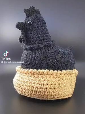 A post by @crochetmomma65 on TikTok caption: This girl made her debut one year ago today! #madebymel #chicken #crochetchicken #tiktokchicken #viral #OutlanderChallenge ##ShowUsYourDrawers #random