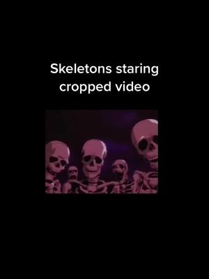 A post by @swagonnyc on TikTok caption: skeletons staring with original sound cause I was looking for it too :) #fyp #foryou #meme