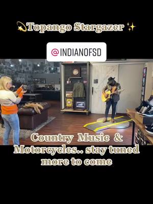 A post by @topangostargazer on TikTok caption: Wait to you see what Topango Stargazer & the amazing team @indianofsd have cooked up now. Stay tuned #indianmotorcycles #countrymusictiktoks #country