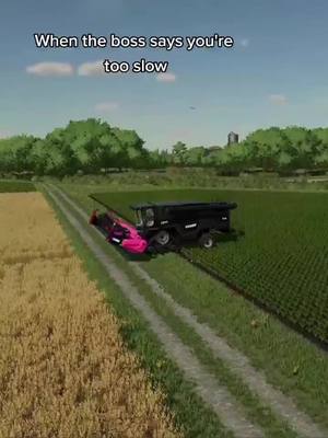 A post by @bigjeff6920 on TikTok caption: Getting the field done in 1 run 👍👌 #farmingsimulator22 #farmsim #tractor #farming