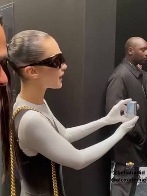 A post by @gibellsmodels on TikTok caption: Bella Hadid and Alexa Demie at backstage at the Balenciaga show at #PFW #fyp #foryoupage #zyxcba #fyp #foryoupage #zyxcba #bellahadid #alexademie #fyp