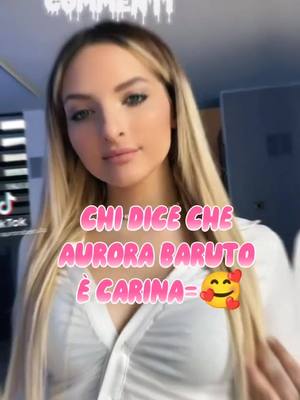 A post by @aurora_baru0 on TikTok caption: scrivilo nei commenti