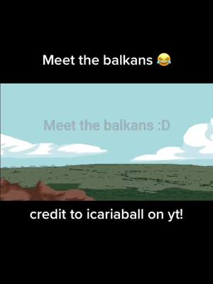 A post by @countryballscontent on TikTok caption: #balkans #countryballs #europe #polandball