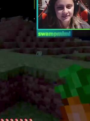 A post by @swampmimi on TikTok caption: #Minecraft pasen a mi Twitch